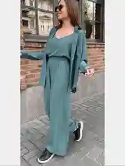 Морской костюм-тройка женский, летний