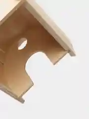 Домик для грызунов деревянный, полукруглый, 15*12*10 см, 8550