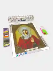 Желтый алмазная мозаика вышивка 30 х 40 см "Иконы", без подрамника
