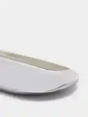 Серебряный поднос металлический