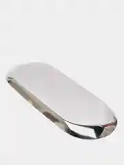 Серебряный поднос металлический