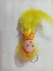Белый кукла Брелок