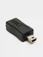 Переходник (адаптер) гнездо MicroUSB-штекер MiniUSB