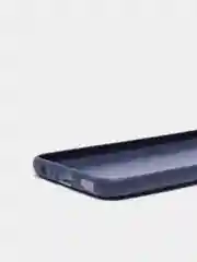 Темно-синий чехол Samsung Galaxy A02S, Самсунг Галакси А02с плетеный силиконовый