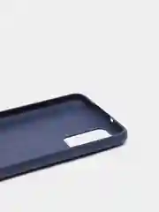 Темно-синий чехол Samsung Galaxy A02S, Самсунг Галакси А02с плетеный силиконовый