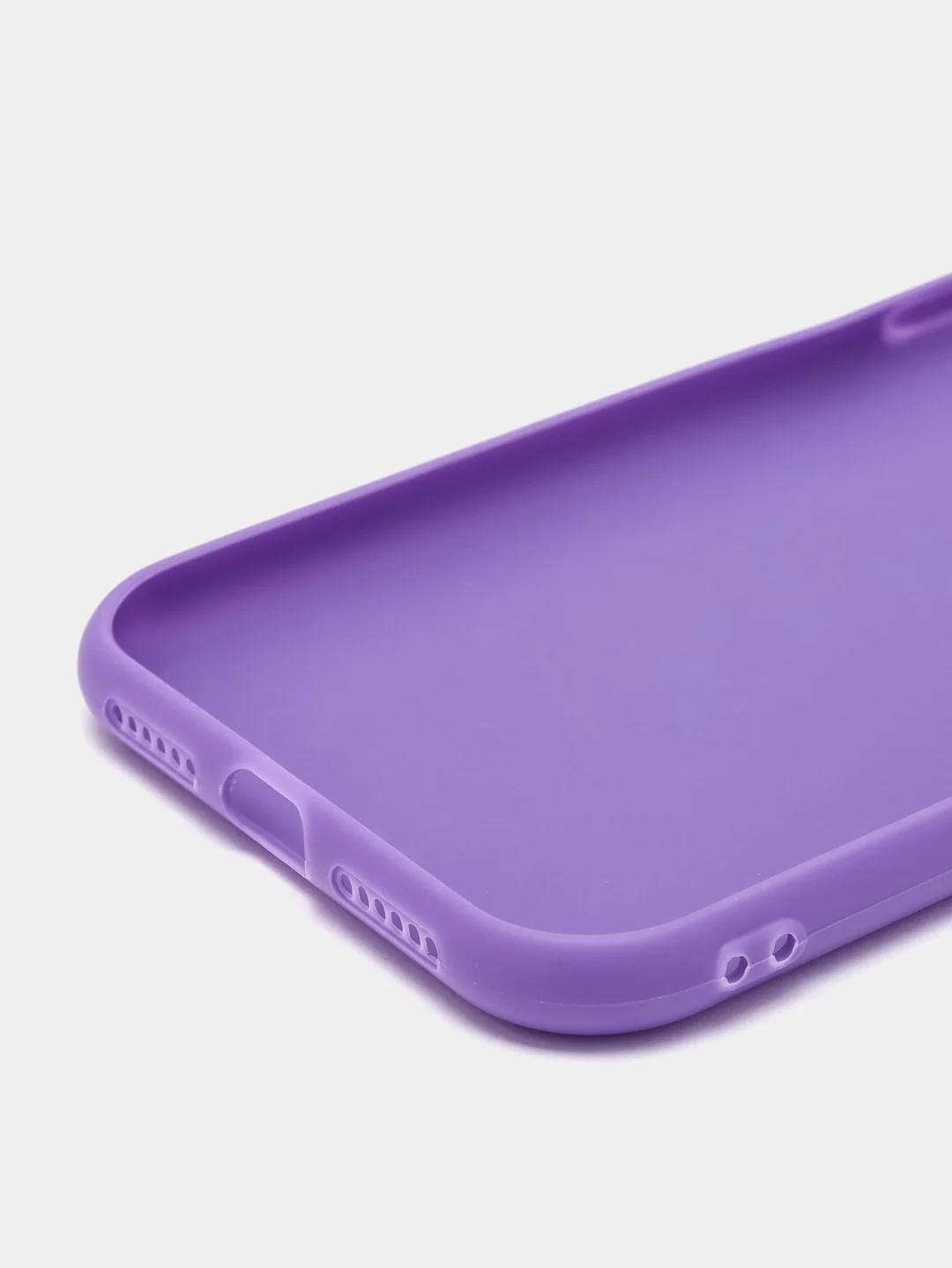 Лавандовый чехол iPhone 7/8 SE(2020), 7+/8+, XR, 11, 12 mini, 12/12 pro, 12 pro max, силиконовый