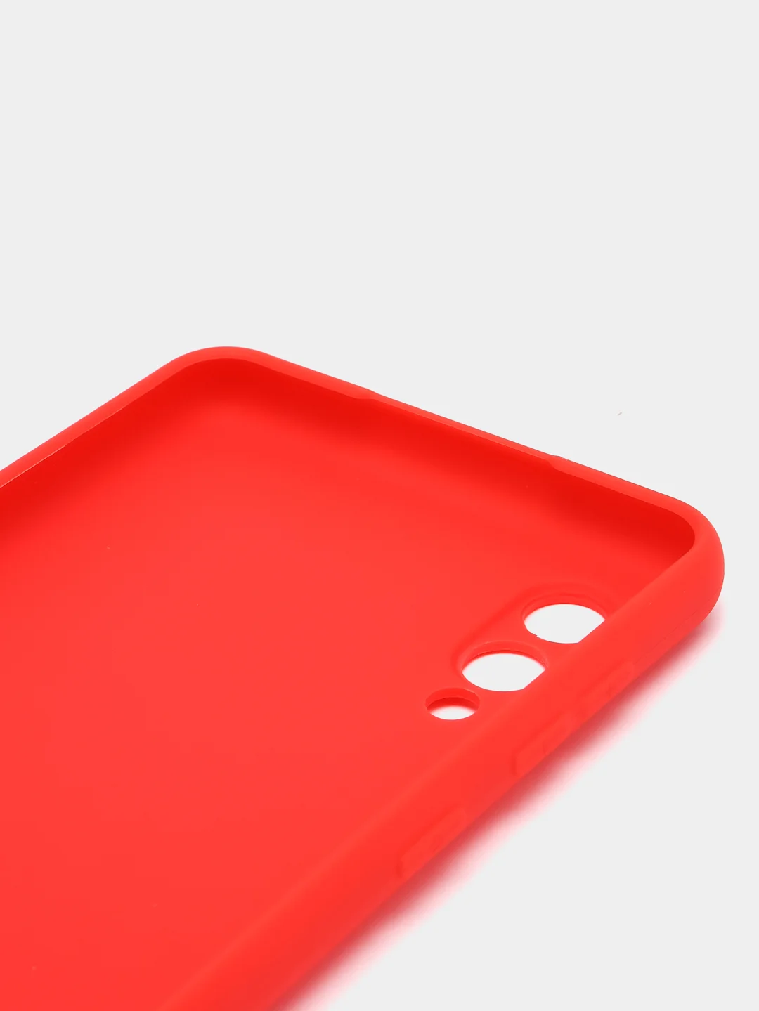 Красный чехол для Samsung Galaxy A02 / M02 2021 / A022F, силиконовый / Самсунг Галакси А02 / М02