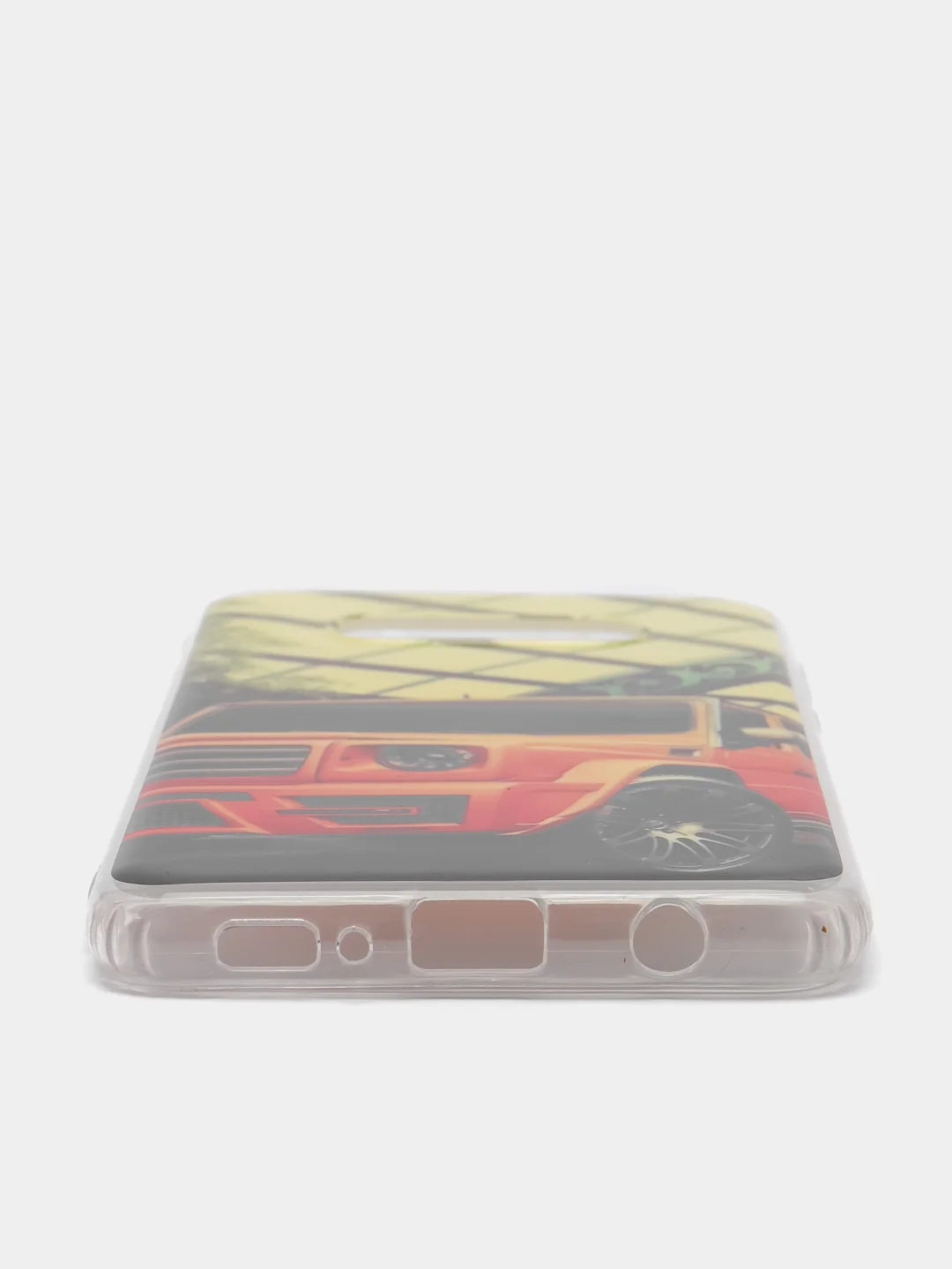 Светло-жёлтый чехол Samsung Galaxy S10, S10e, S10+ Plus, Галакси С10, С10е, С10+ силиконовый с рисунком