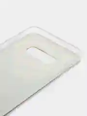 Светло-жёлтый чехол Samsung Galaxy S10, S10e, S10+ Plus, Галакси С10, С10е, С10+ силиконовый с рисунком