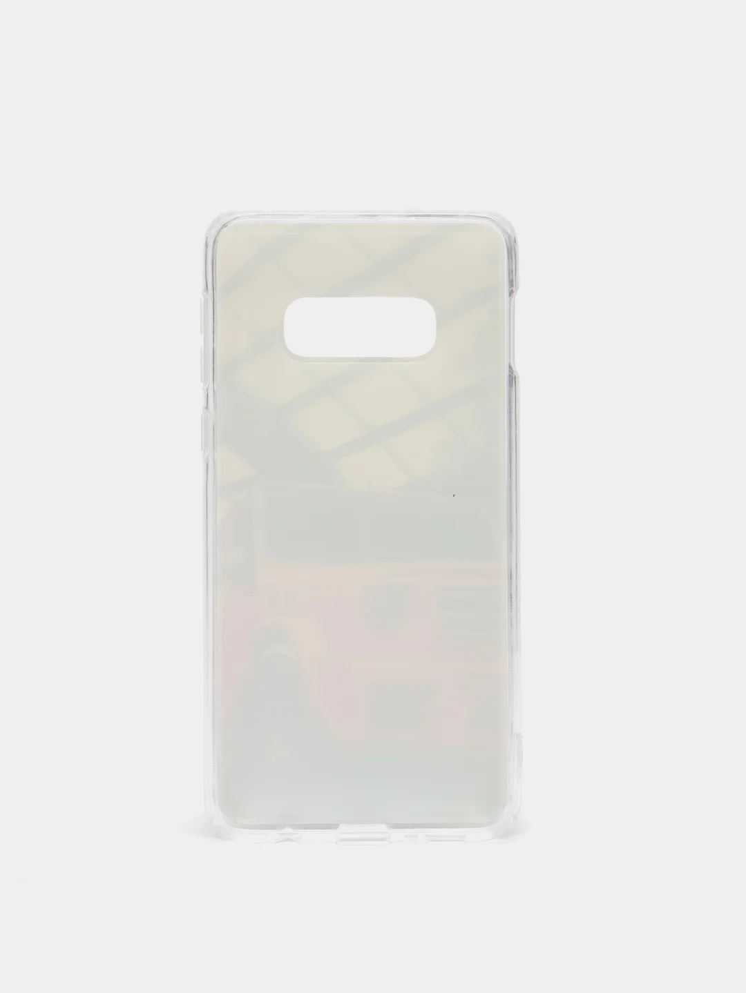 Светло-жёлтый чехол Samsung Galaxy S10, S10e, S10+ Plus, Галакси С10, С10е, С10+ силиконовый с рисунком