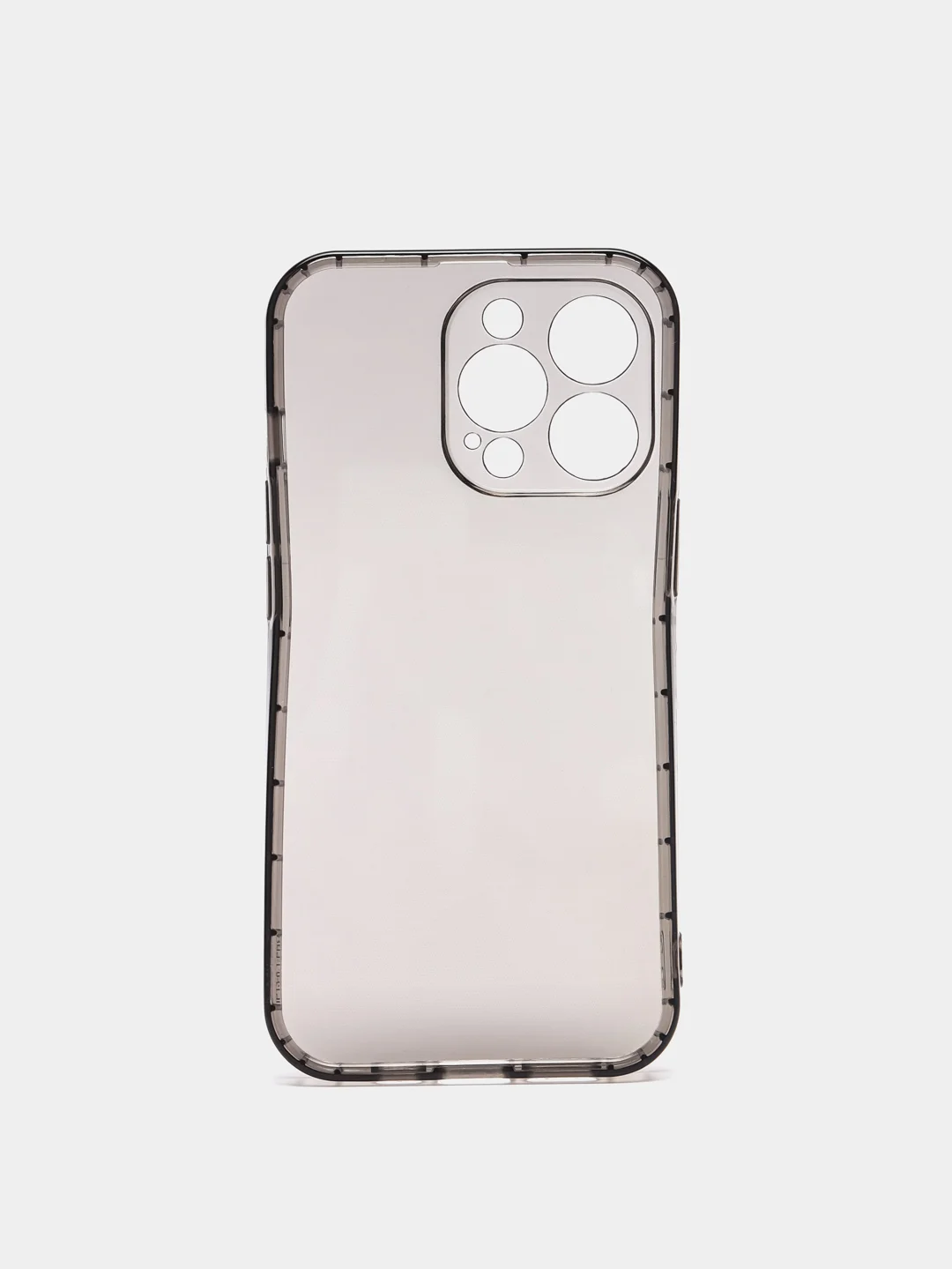 Чехол-накладка для iPhone 13 Pro, прозрачный, затемнённый, силиконовый