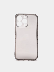 Чехол-накладка для iPhone 13 Pro, прозрачный, затемнённый, силиконовый