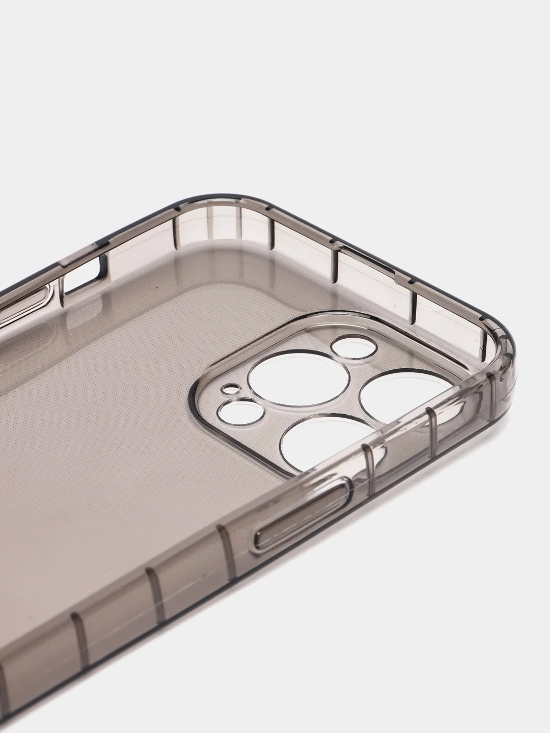 Чехол-накладка для iPhone 13 Pro, прозрачный, затемнённый, силиконовый