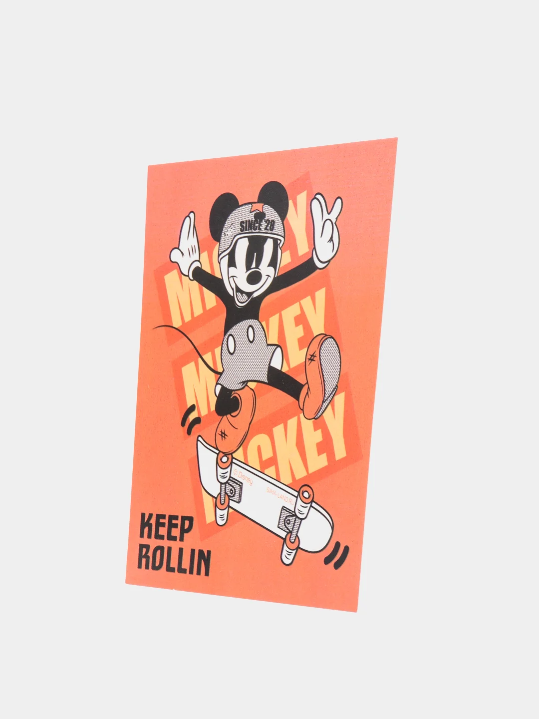 Бежевый меланж открытка Disney