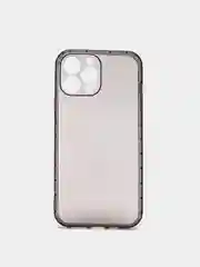 Чехол-накладка прозрачный на iPhone 13 Pro Max, затемнённый, силиконовый