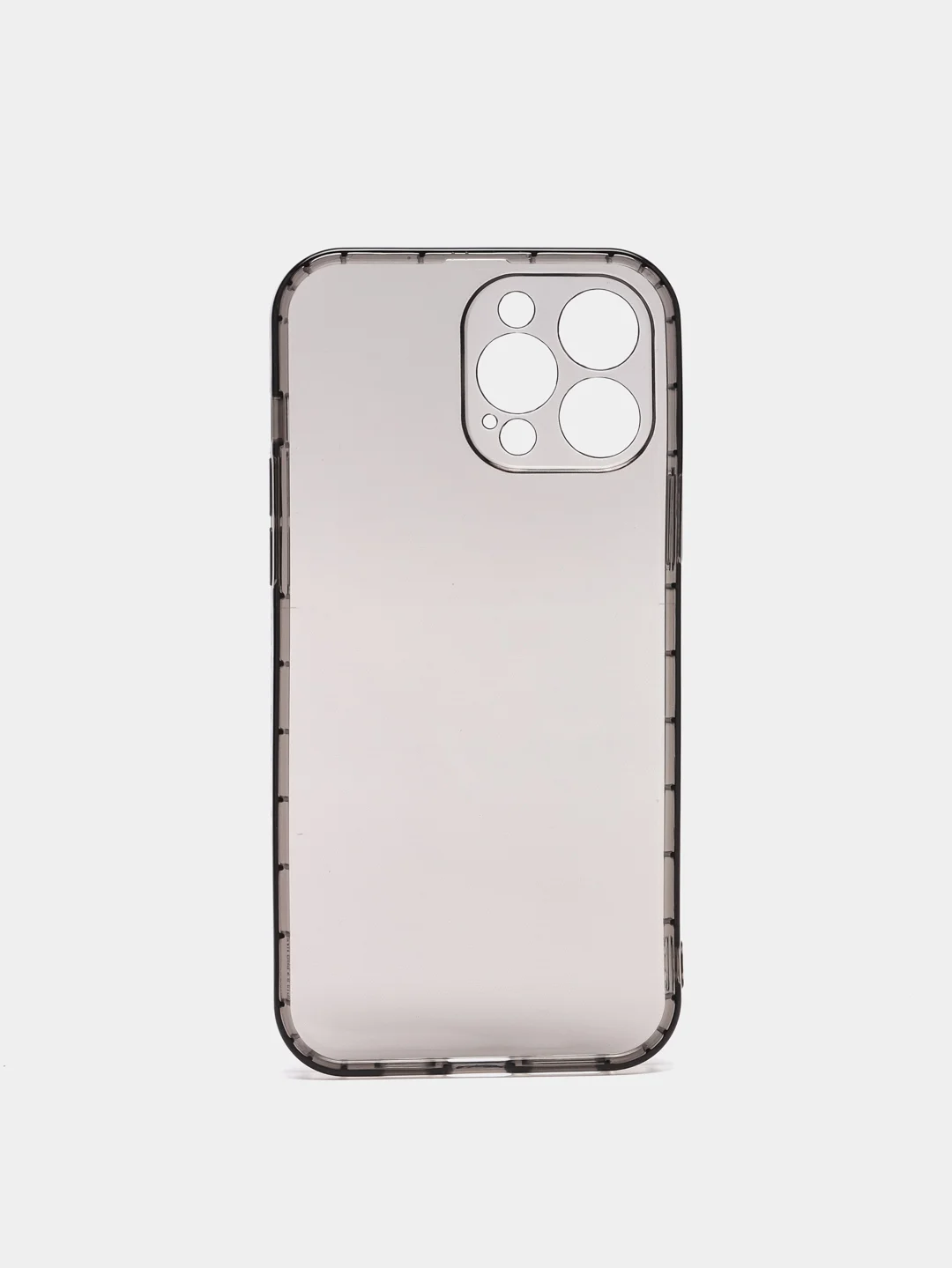 Чехол-накладка прозрачный на iPhone 13 Pro Max, затемнённый, силиконовый
