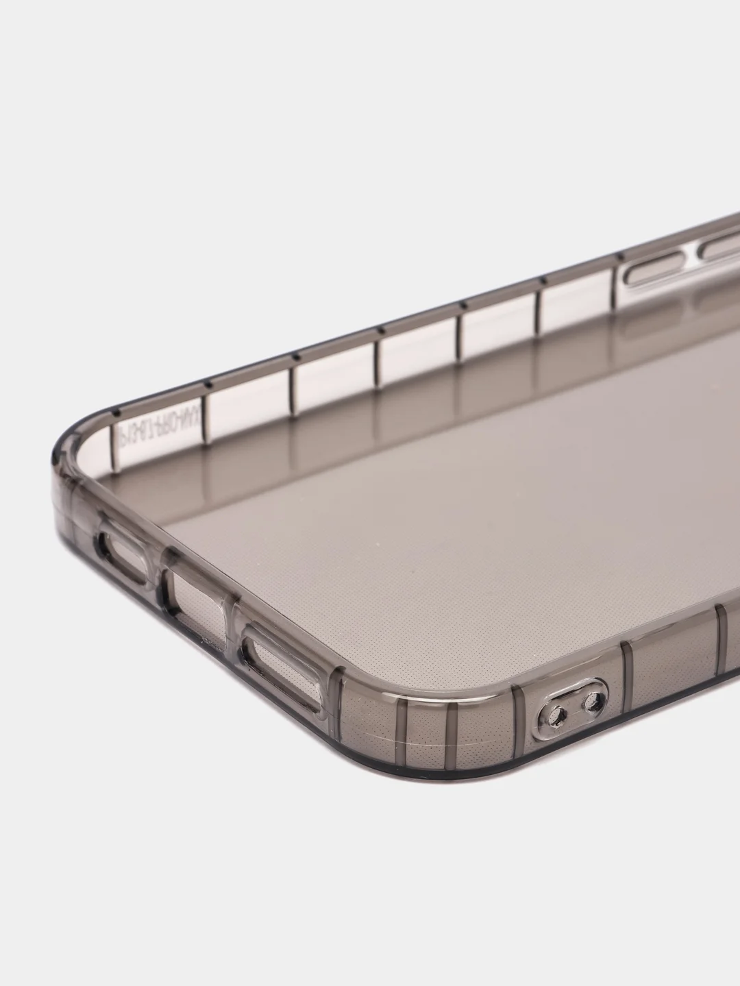 Чехол-накладка прозрачный на iPhone 13 Pro Max, затемнённый, силиконовый