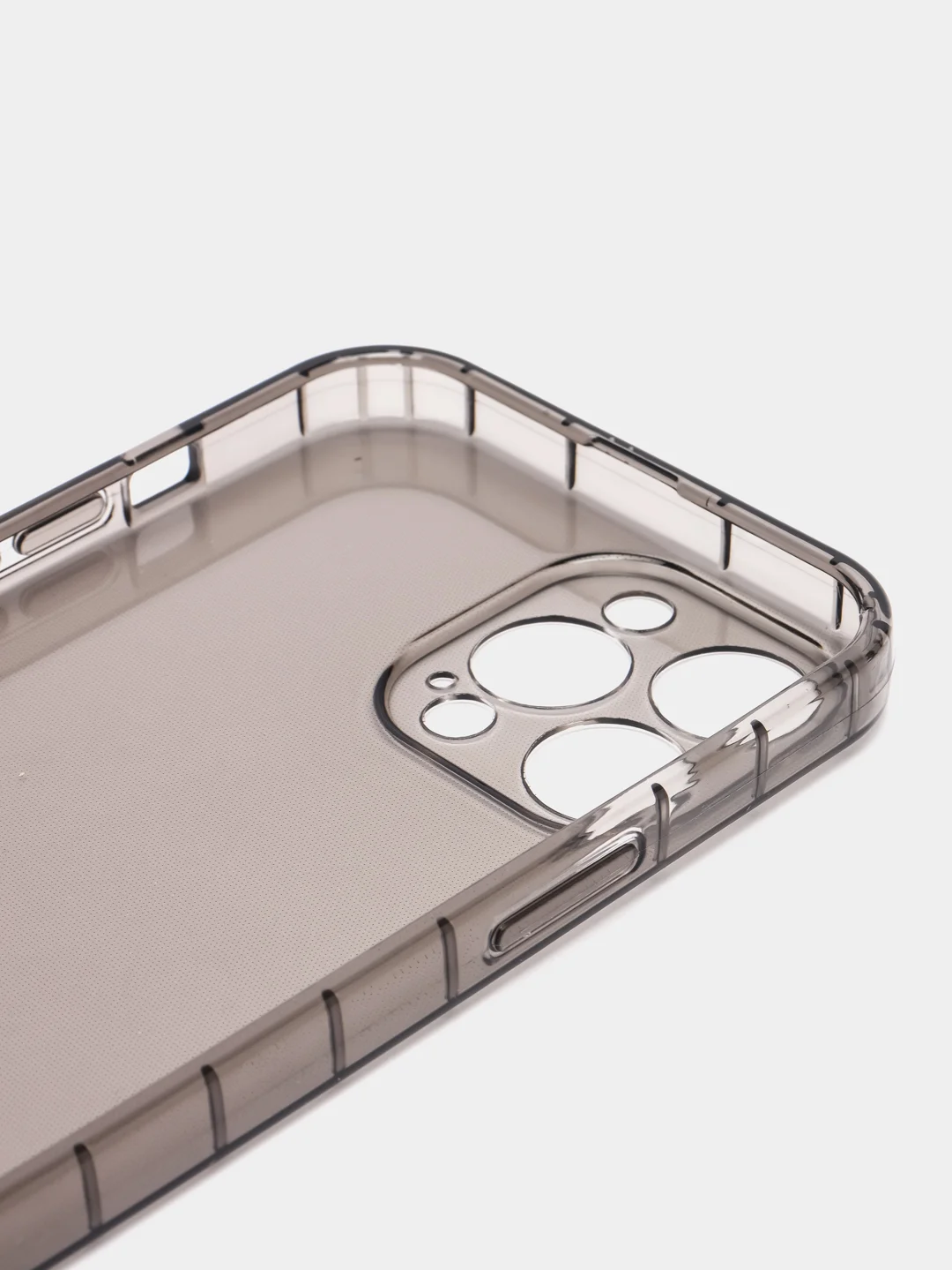 Чехол-накладка прозрачный на iPhone 13 Pro Max, затемнённый, силиконовый