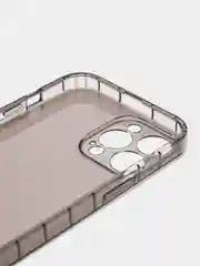 Чехол-накладка прозрачный на iPhone 13 Pro Max, затемнённый, силиконовый