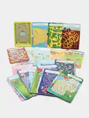 Игра карточная "Весёлые лабиринты", Проф-Пресс, 100 игр