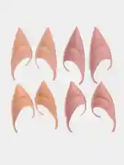 Ушки эльфа из силикона, для косплея, 3 цвета, 2 размера