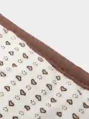 Коричневый одеяло детское, велюр
