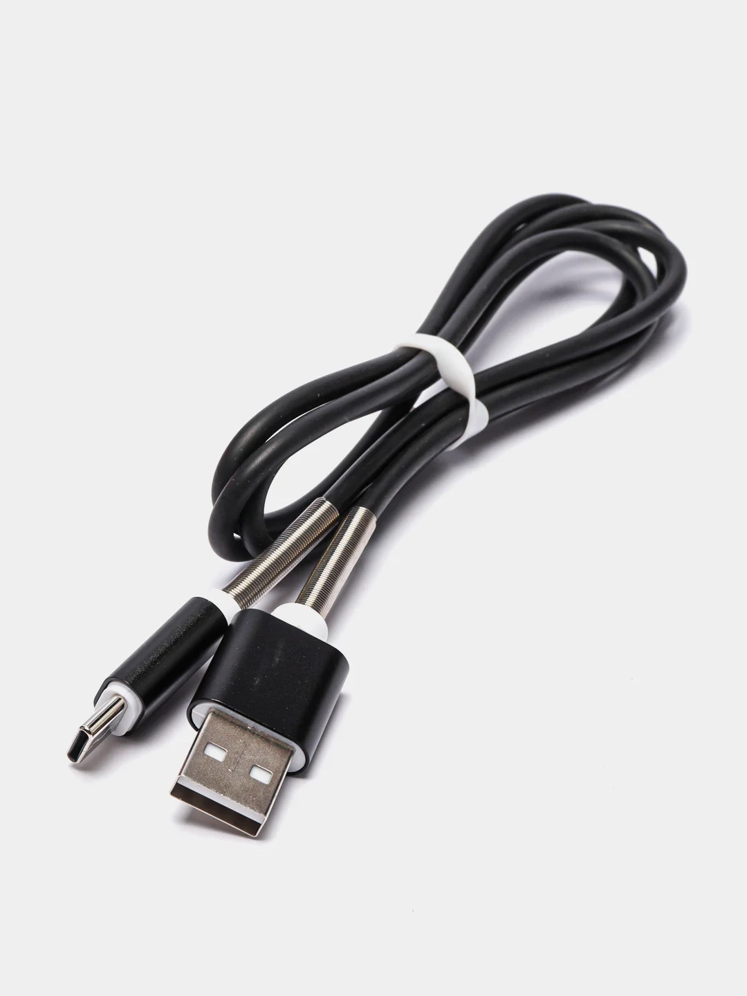 Черный кабель для зарядки Type-C