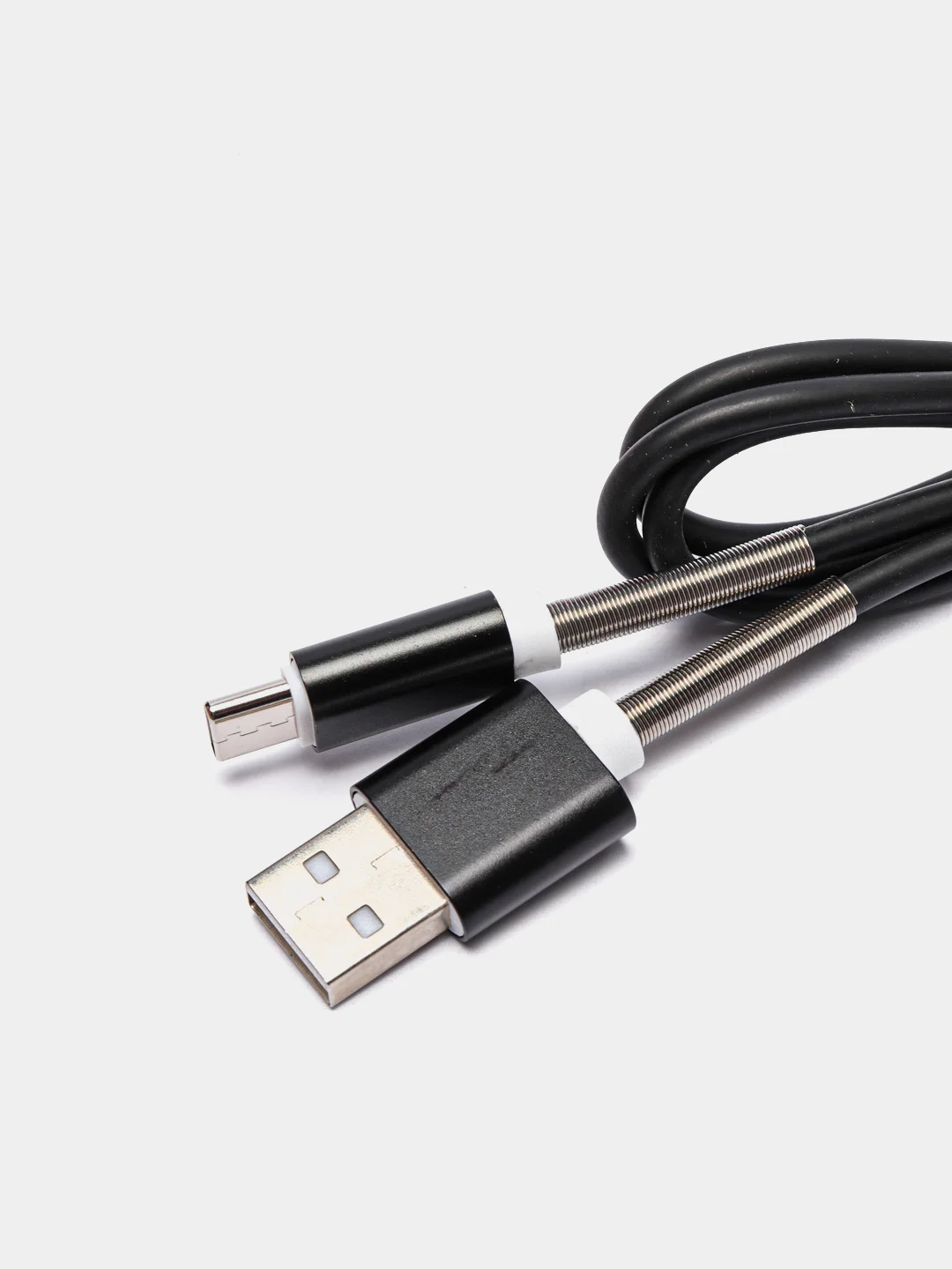 Черный кабель для зарядки Type-C