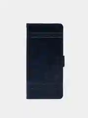 Темно-синий кожаный PU чехол-книжка для Xiaomi Redmi 9, Редми 9