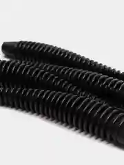 Черный силиконовые примнки RAF, Swing Impact 5.0, 125 mm, 4 штуки, Виброхвост