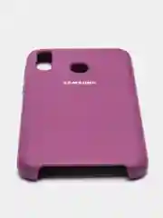 Пурпурный чехол силиконовый Silicone Cover Case для Samsung Galaxy A6S, M20