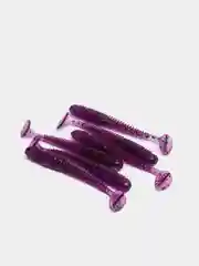 Фиолетовый силиконовые примнки RAF, Sw. Tioga 3.4, 86mm, 6 шт, виброхвост