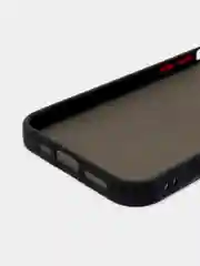 Черный матовый чехол на айфон 11, 12, 13, 14, Pro, 11 Pro Max, 12 Pro Max с цветными кнопками