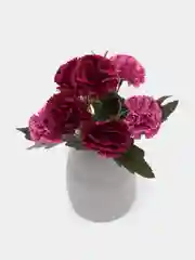 Марсала искусственные цветы, гвоздики