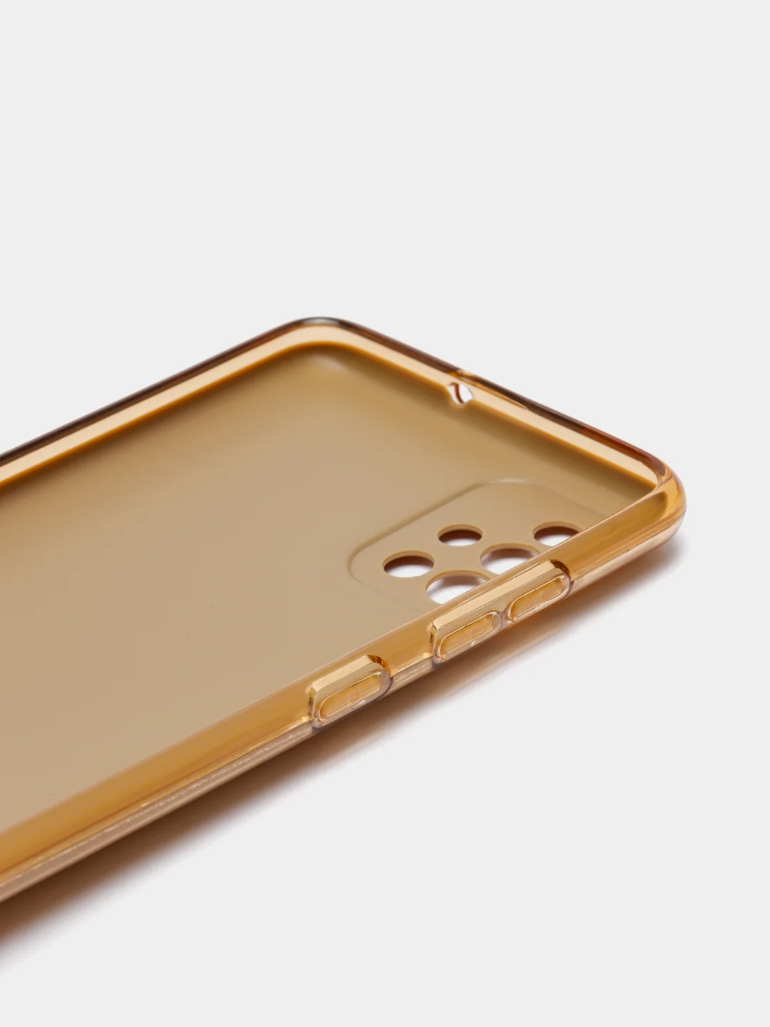 Золотой чехол Samsung Galaxy A51, Самсунг Галакси А51 с защитой камеры, блестящий