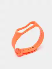 Оранжевый ремешок силиконовый для браслета Xiaomi Mi Band 3, 4