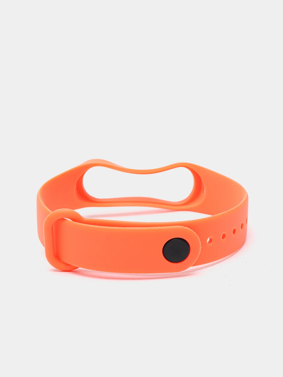 Оранжевый ремешок силиконовый для браслета Xiaomi Mi Band 3, 4