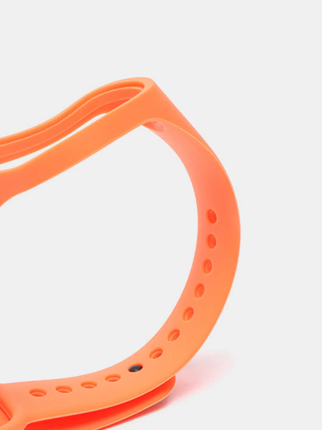 Оранжевый ремешок силиконовый для браслета Xiaomi Mi Band 3, 4