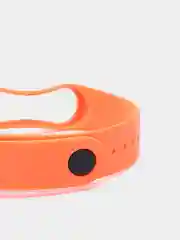 Оранжевый ремешок силиконовый для браслета Xiaomi Mi Band 3, 4