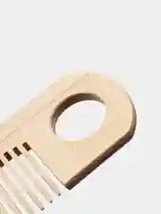 Прозрачный расческа деревянная