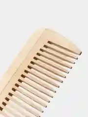 Прозрачный расческа деревянная