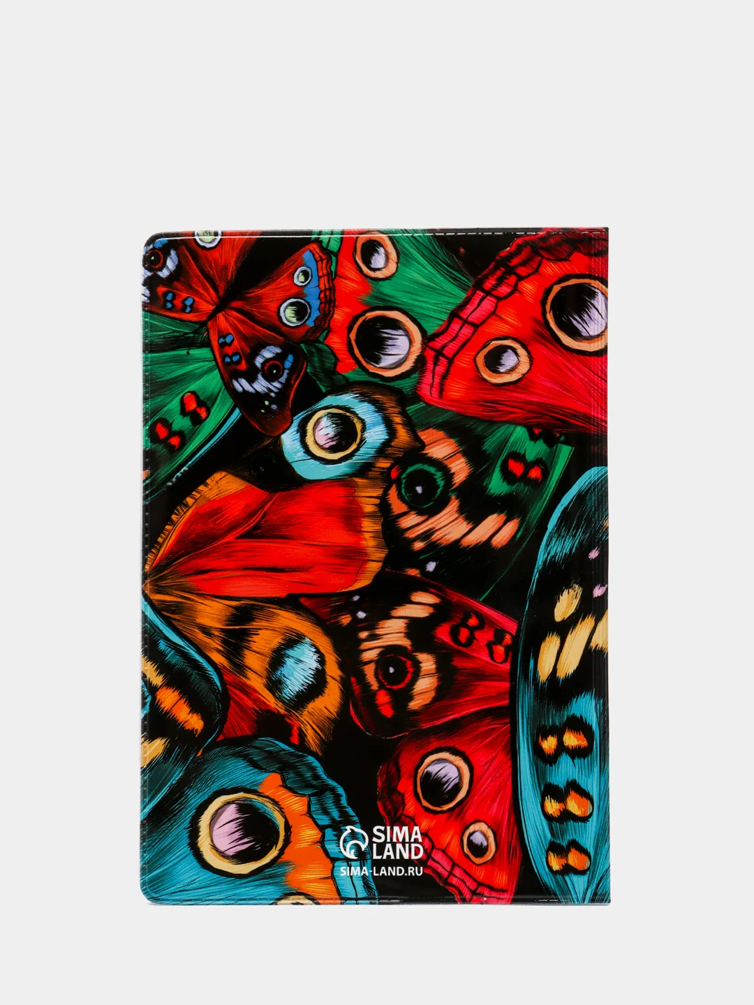Красный обложка на паспорт "Butterfly"
