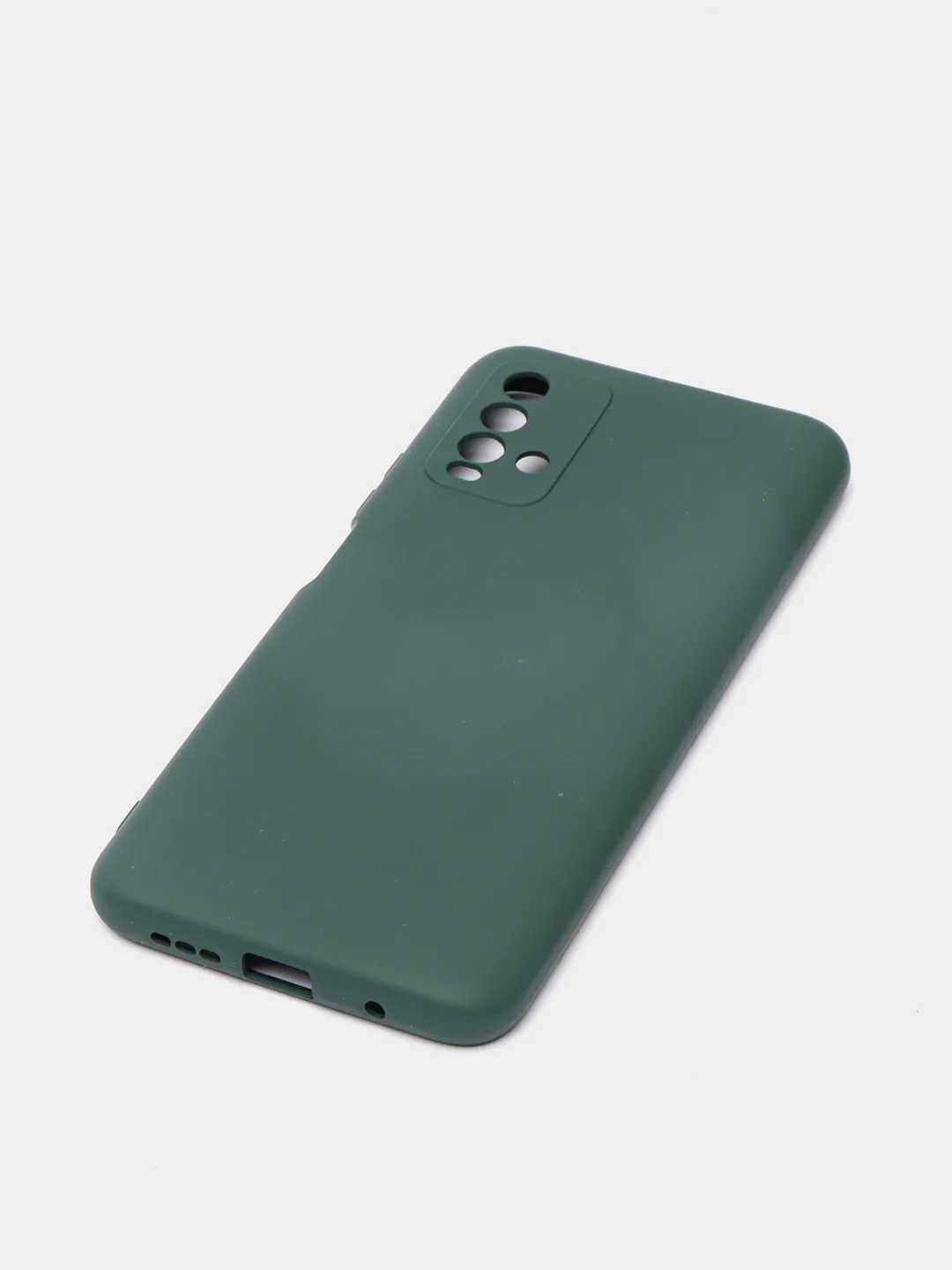 Тёмно-зелёный чехол для Xiaomi Redmi (Сяоми Редми) 9T Silicone Cover, силиконовый