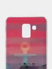 Лавандовый чехол Samsung Galaxy J6 2018, Самсунг Галакси Джи6 2018 силиконовый с рисунком