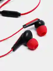 Красный наушники вакуумные c микрофоном Joove Music (гарнитура ) для Android/Андроид