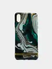 Зеленый чехол для iPhone X/XS, XS Max, XR "Мрамор"