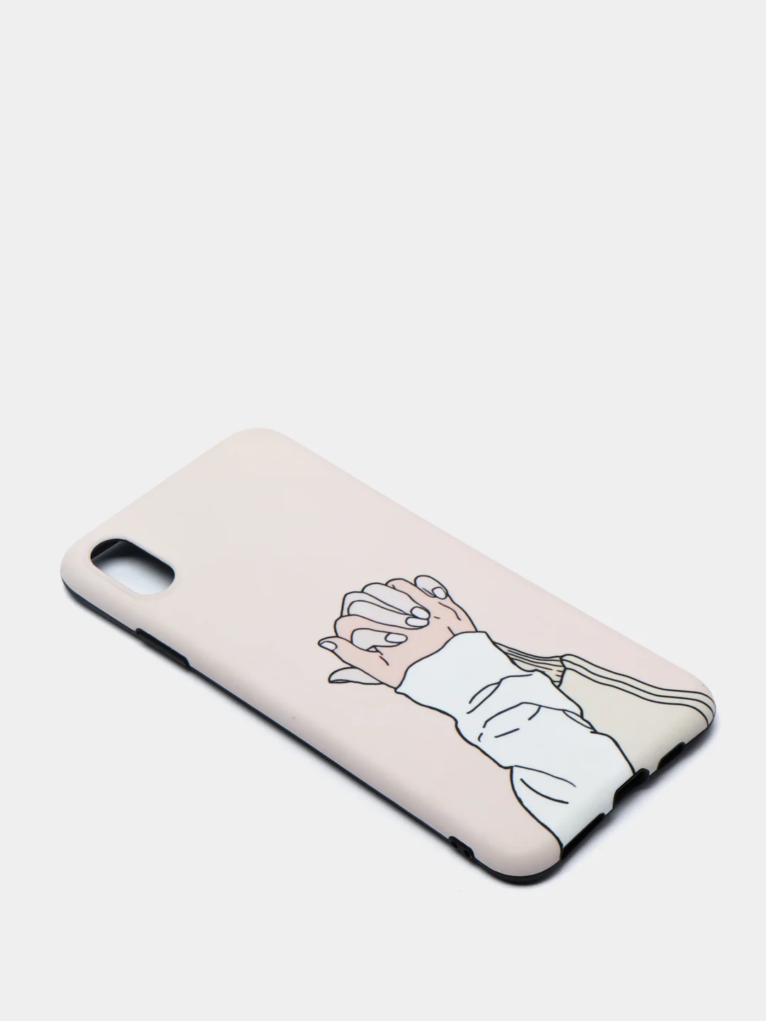 Угольный чехол для iPhone X/XS, XS Max, XR "Девушки и принты"