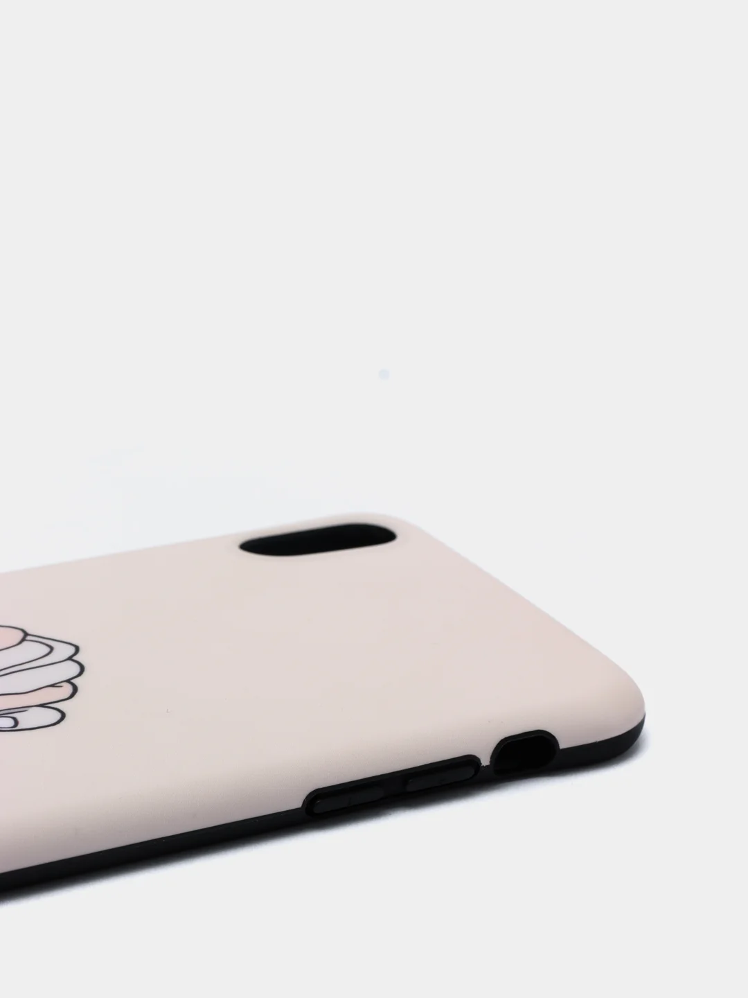 Угольный чехол для iPhone X/XS, XS Max, XR "Девушки и принты"