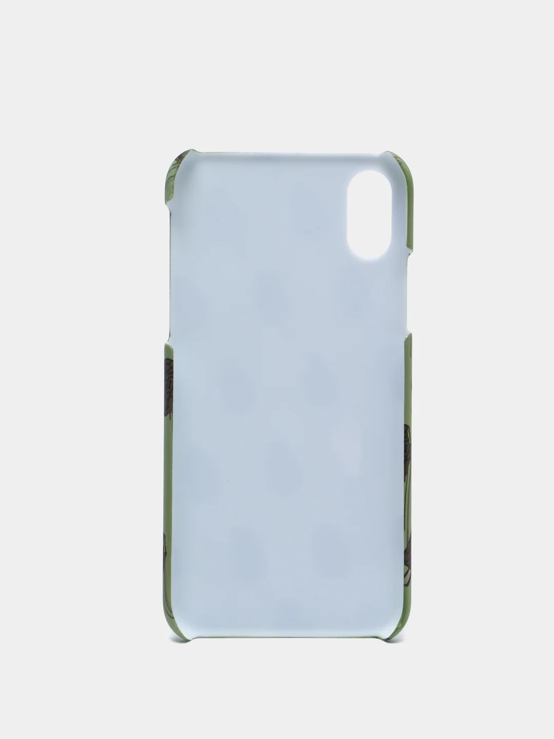 Зеленый чехол для iPhone X/XS, XS Max, XR "Девушки и принты"