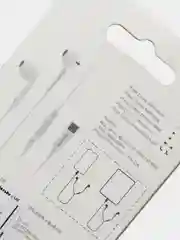 Белый проводные наушники с регулятором громкости, длина 1,2 м., Type-C, Borofone BM27